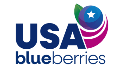 USA blueberries ロゴ