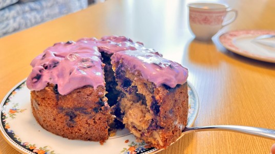 ブルーベリーキャロットケーキ